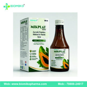 Mikplat Syrup - Carica Papaya Leaf Extract